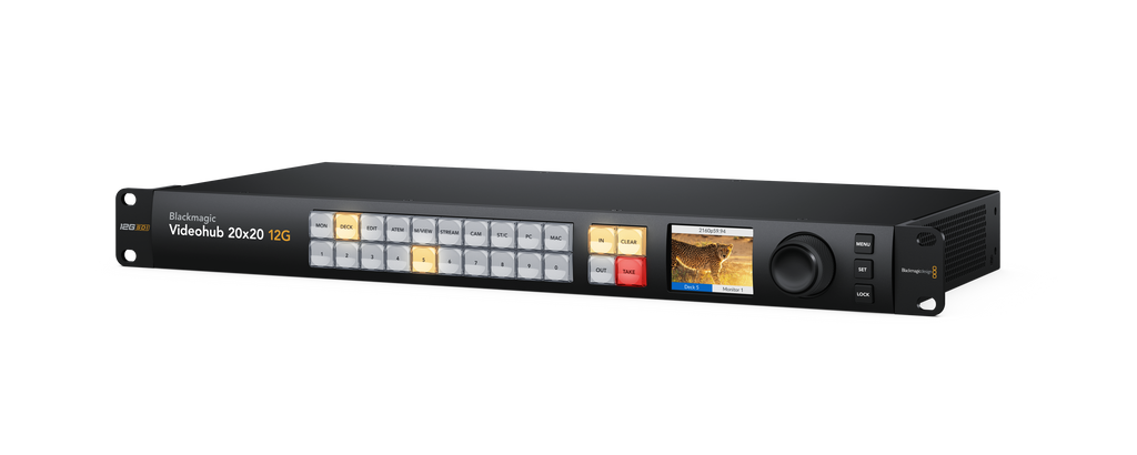 Blackmagic Videohub 20x20 12G – AV ProfShop