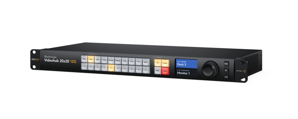 その他 Blackmagic Videohub 20x20 12G Blackmagic Videohub 20x20 12G – AV Profshop