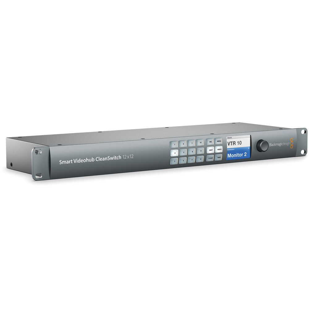 Blackmagic Smart Videohub 12 x 12 中古 Blackmagic Smart Videohub CleanSwitch 12x12 – AV Profshop