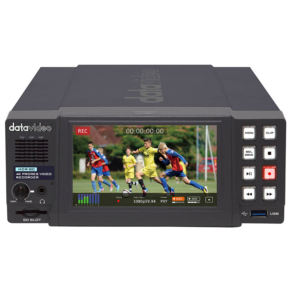 Datavideo HDR-80 ProRes 4K Video Recorder- Desktop
