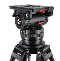 Camgear V60 S EFP Fluid Head met dubbele PB-3 Telescopic Pan Bar