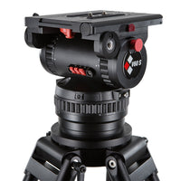Camgear V60 S EFP Fluid Head met dubbele PB-3 Telescopic Pan Bar