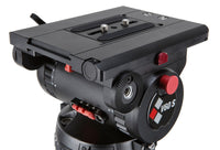 Camgear V60 S EFP Fluid Head met dubbele PB-3 Telescopic Pan Bar