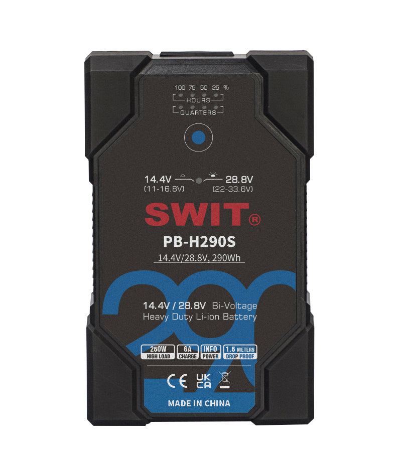 SWIT 290Wh Heavy Duty IP54 Battery Pack (PB-R290S+)