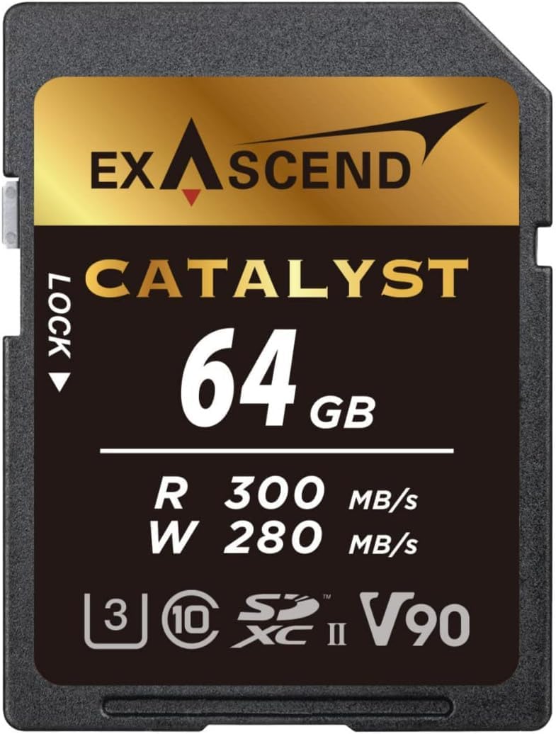 EXASCEND Catalyst UHS-II SD card(V90) 64GB