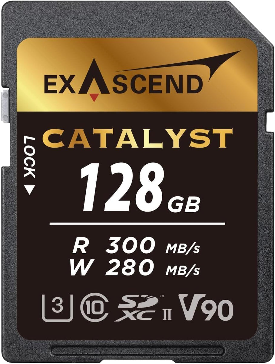 EXASCEND Catalyst UHS-II SD card(V90) 128GB