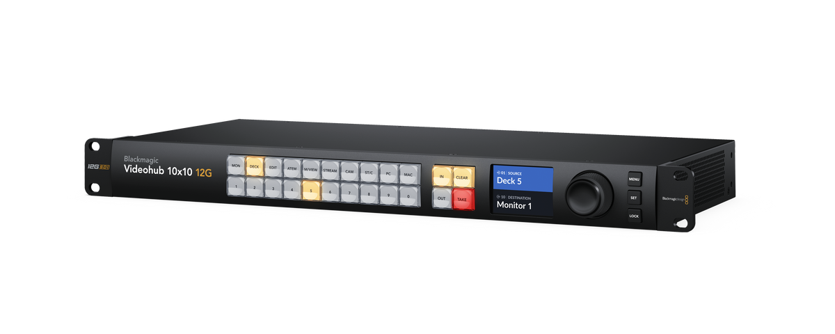 Blackmagic Videohub 10x10 12G