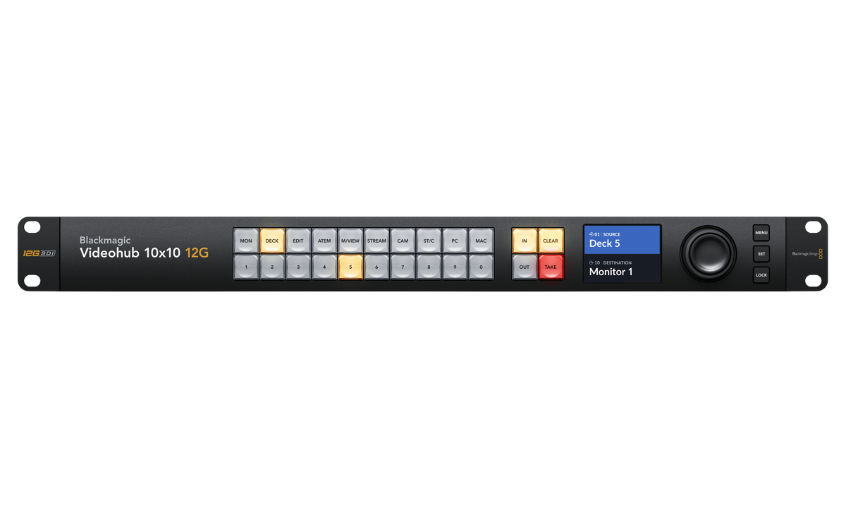 Blackmagic Videohub 10x10 12G