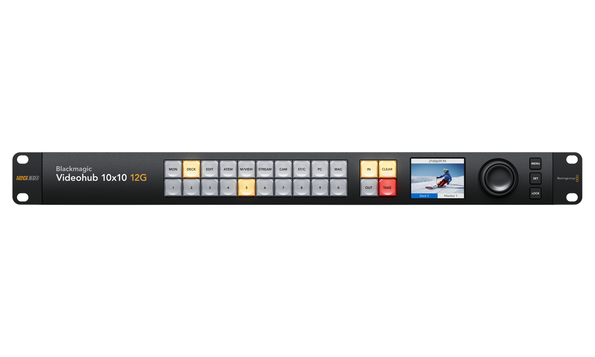 Blackmagic Videohub 10x10 12G