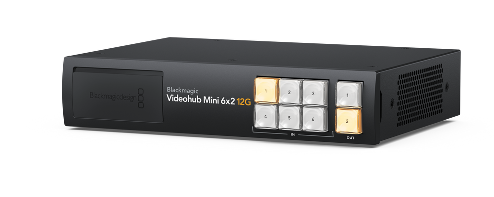 Blackmagic Videohub Mini 6x2 12G