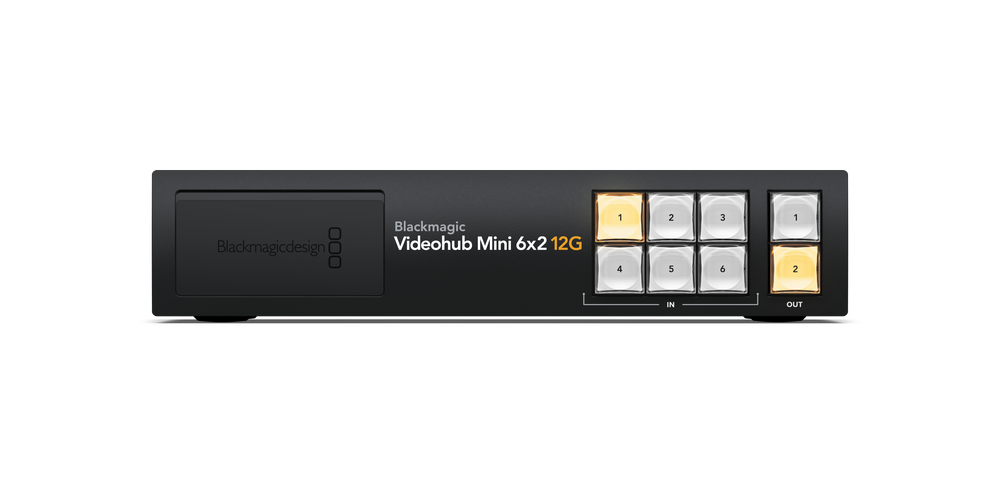Blackmagic Videohub Mini 6x2 12G