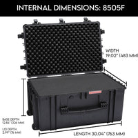 DCB 8505F Waterproof Utility Case With Foam Insert