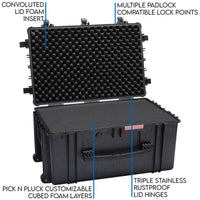 DCB 8505F Waterproof Utility Case With Foam Insert