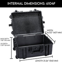 DCB 6104F Waterproof Utility Case With Foam Insert
