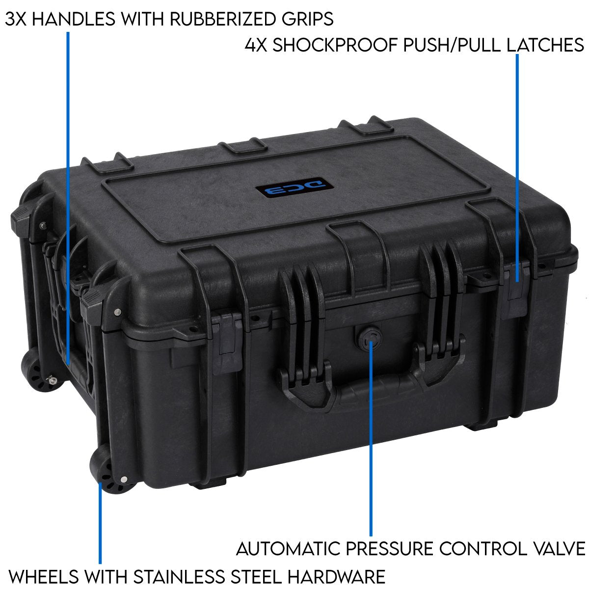 DCB 6104F Waterproof Utility Case With Foam Insert