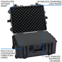 DCB 6104F Waterproof Utility Case With Foam Insert