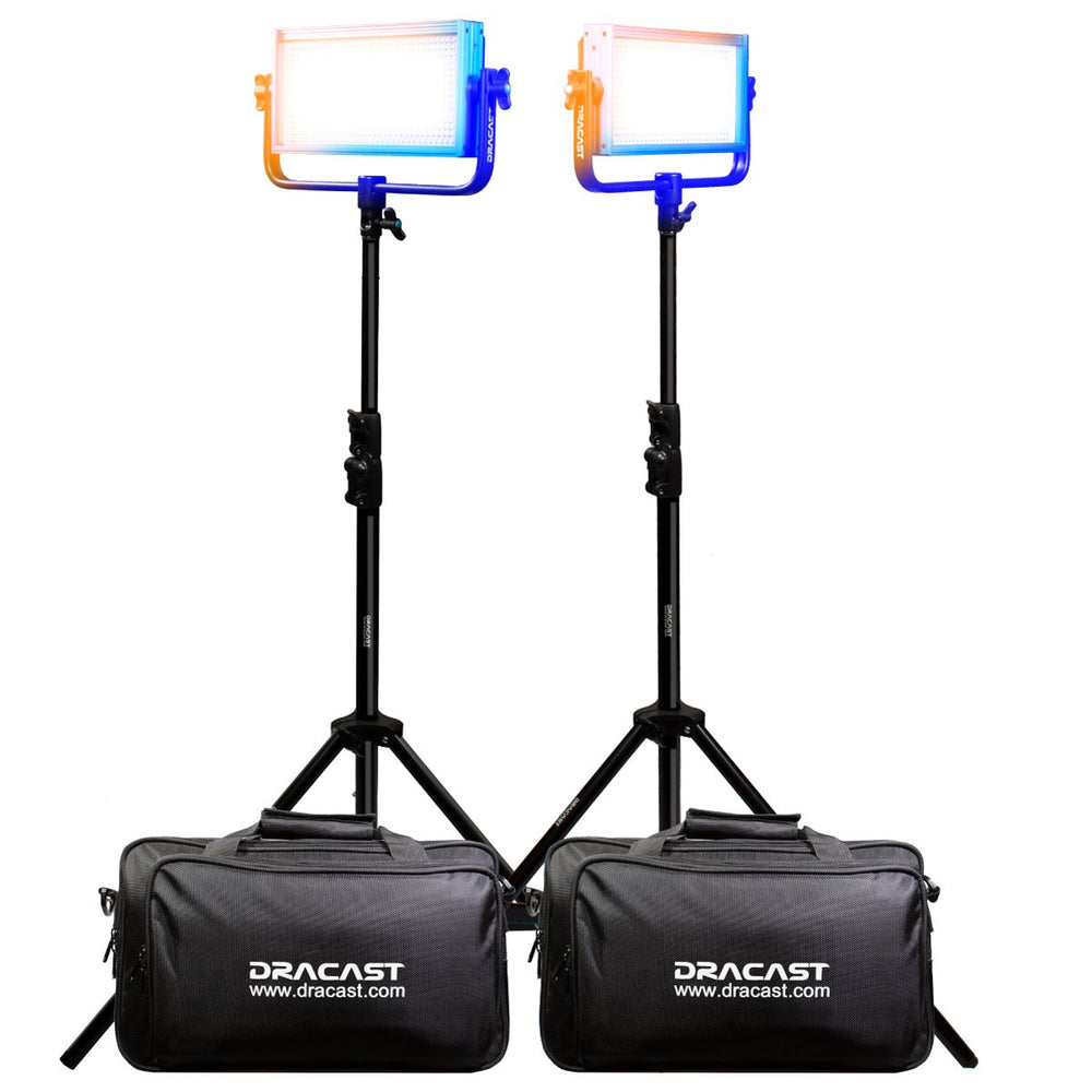 Dracast Plus Series LED500 - Bi-Color 2 Light Kit