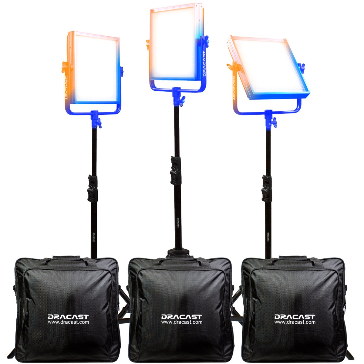 Dracast Pro Series LED1000 - Bi-Color 3 Light Kit
