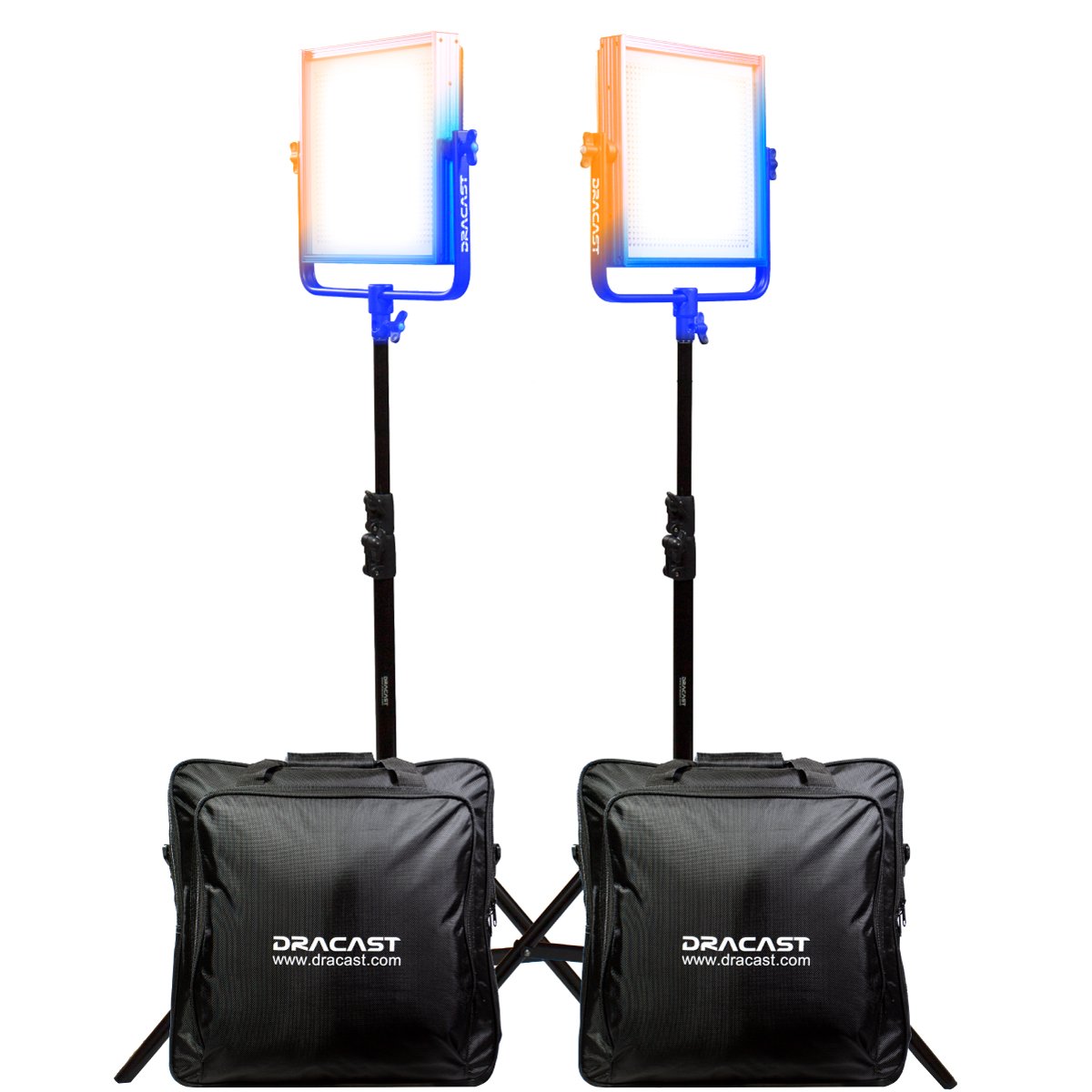 Dracast Plus Series LED1000 - Bi-Color 2 Light Kit
