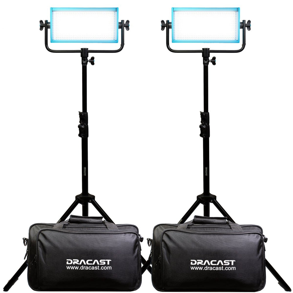 Dracast Plus Series LED500 - Daylight 2 Light Kit