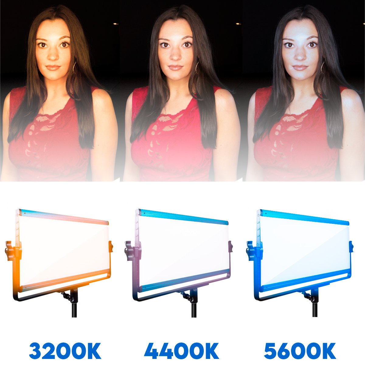 Dracast X Series LED1000 Bi-Color LED Video Light Panel (70W)