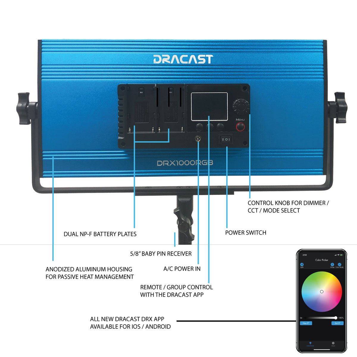 Dracast X Series LED Lighting Kit 18