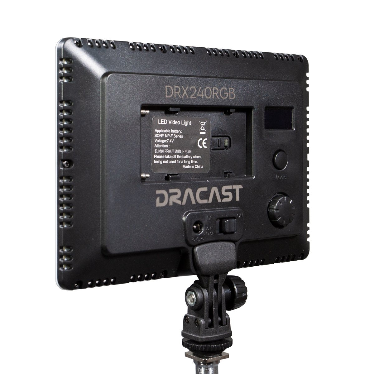 Dracast X Series LED240 RGBWW On Camera LED Video Light (15W)