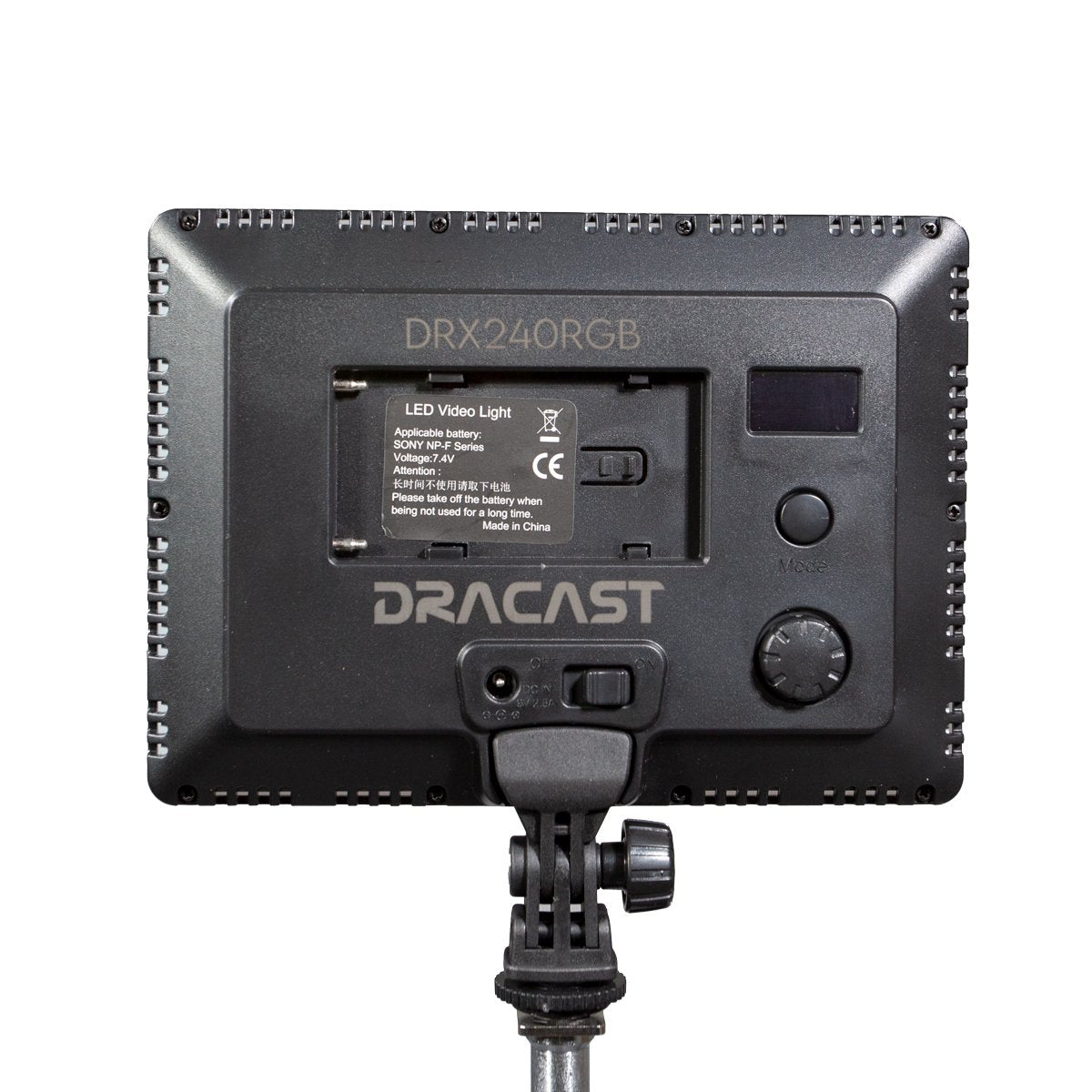Dracast X Series LED240 RGBWW On Camera LED Video Light (15W)