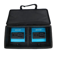 Dracast X Series LED500 Daylight LED 2 Light Kit with Nylon Padded Travel Case
