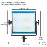 Dracast X Series LED500 Bi-Color LED 3 Light Kit with Injection Molded Travel Case