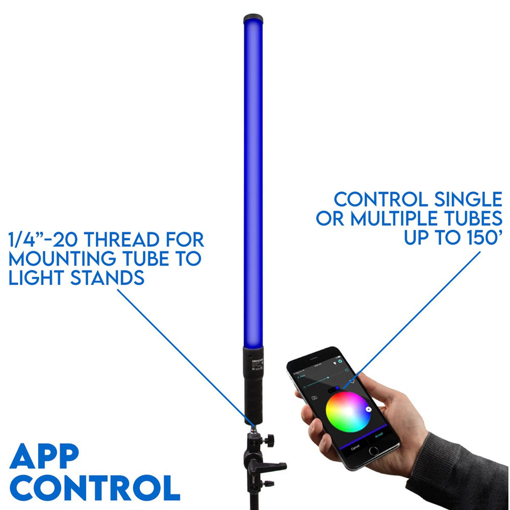 Dracast X Series LED800 Light Tube RGBWW Light Stick (40W)