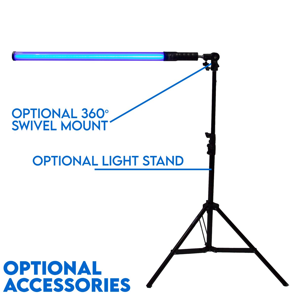 Dracast X Series LED800 Light Tube RGBWW Light Stick (40W)