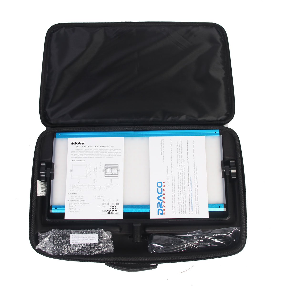 Dracast X Series LED1000 Bi-Color LED Video Light Panel (70W)