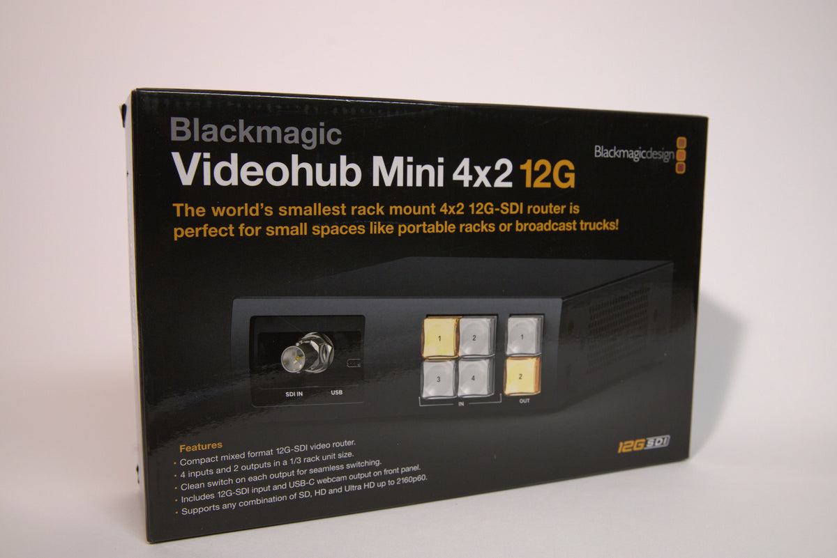 Blackmagic Videohub Mini 4x2 12G (B-stock)