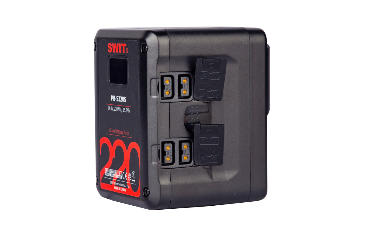 SWIT 220Wh Multi-sockets Square Digital Battery Pack (PB-S220S)