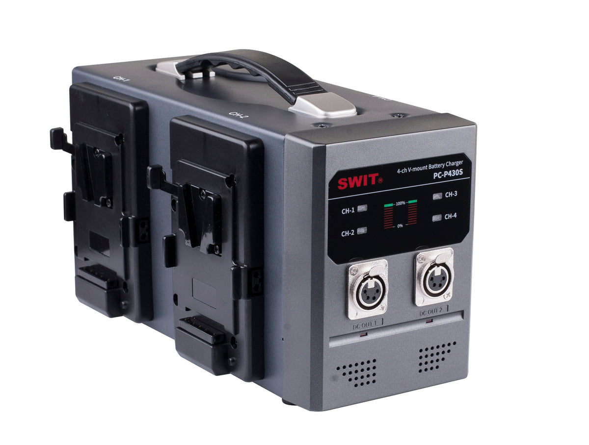 SWIT 4-ch V-mount Fast Charger (PC-P430S)