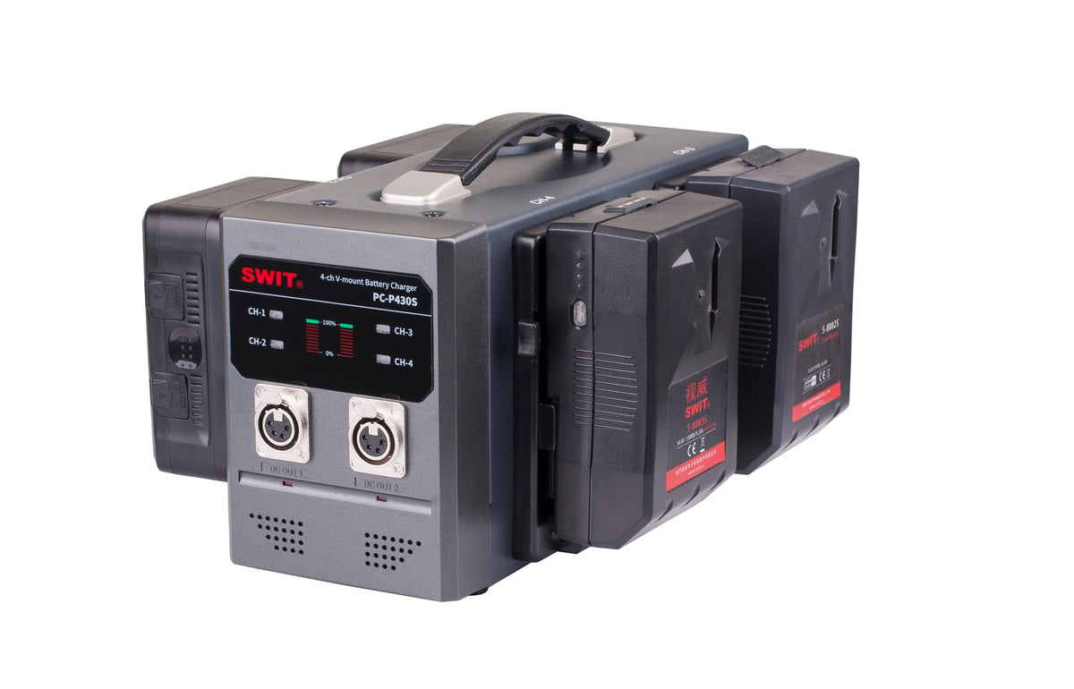 SWIT 4-ch V-mount Fast Charger (PC-P430S)