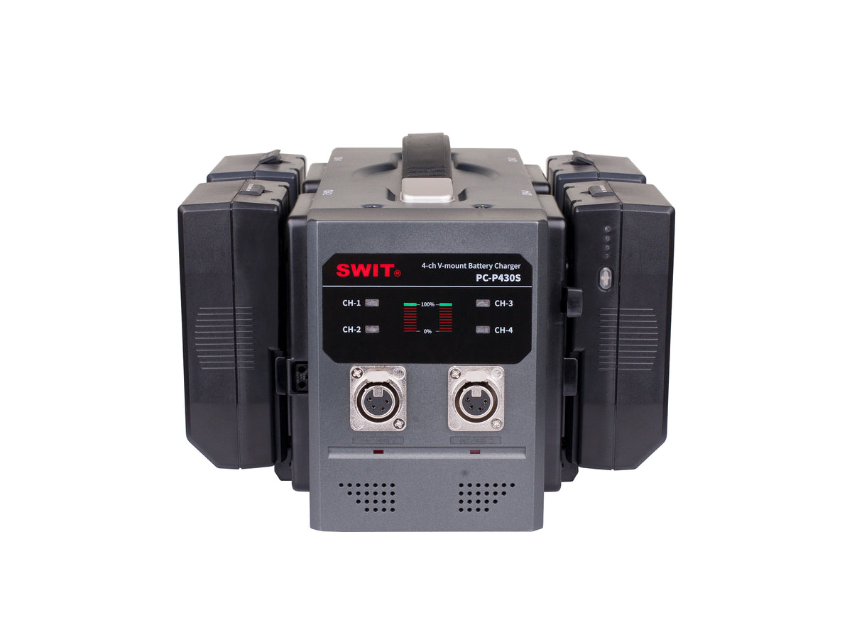 SWIT 4-ch V-mount Fast Charger (PC-P430S)