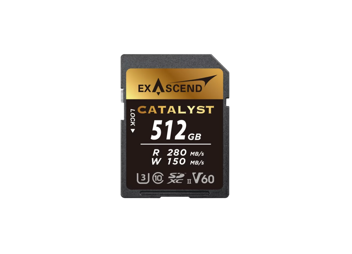 EXASCEND Catalyst UHS-II SD card(V60) 512GB
