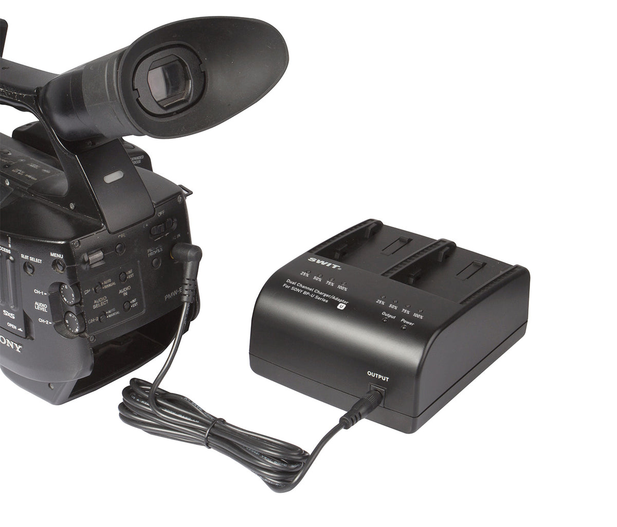 SWIT 2-ch SONY BP-U Charger and Adaptor