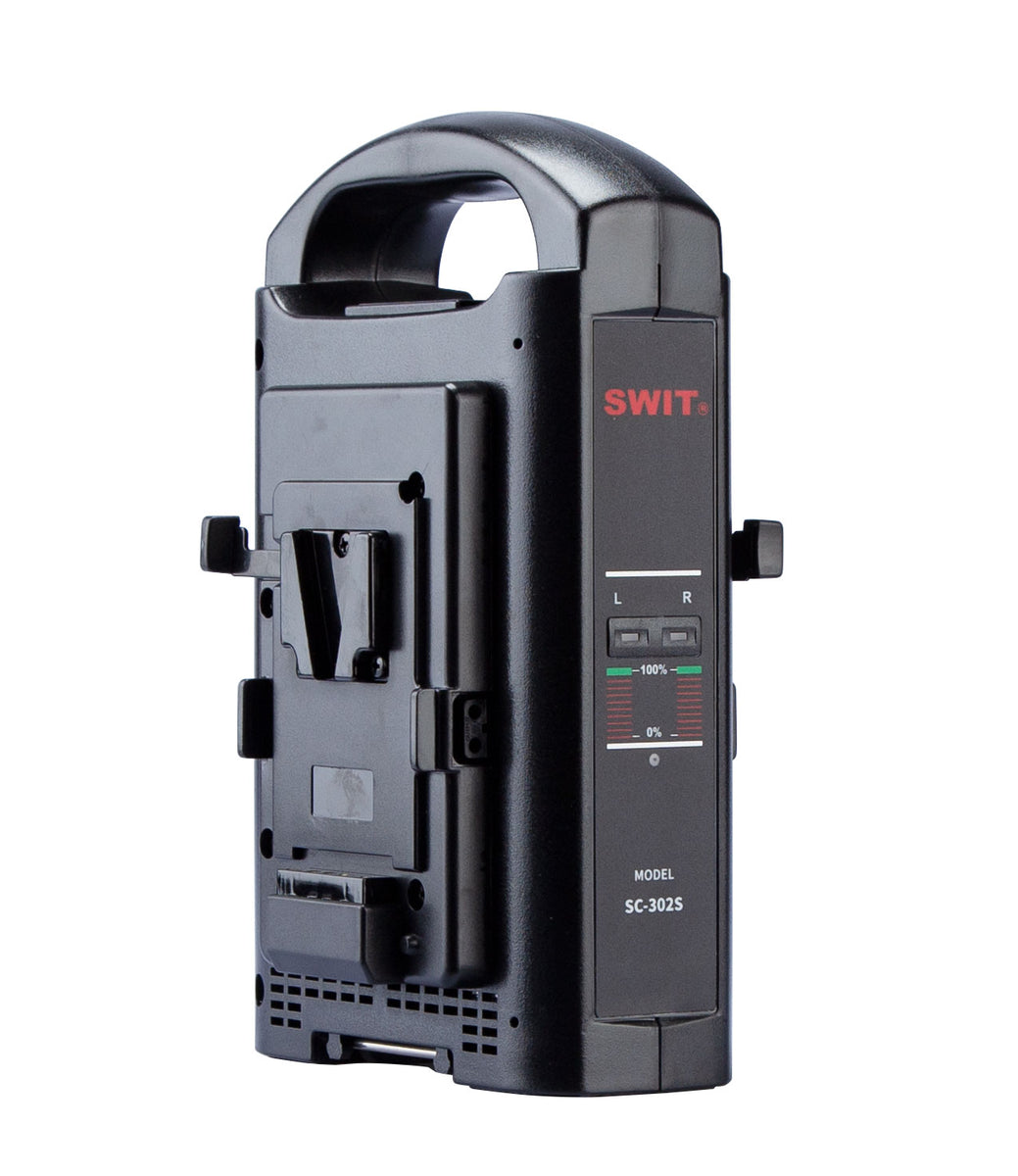 SWIT 2-ch Simultaneous V-mount Charger (SC-302S)