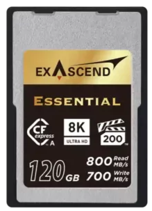 EXASCEND Essential CFexpress(Type A) 120GB