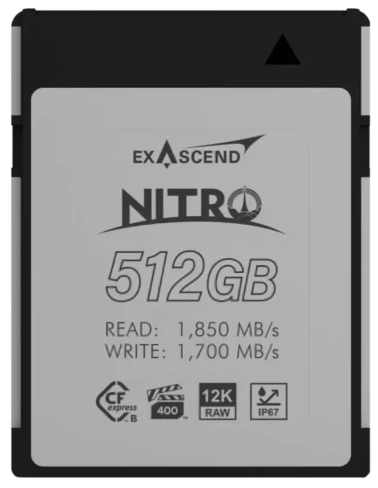 EXASCEND Nitro CFexpress(Type B) 512GB