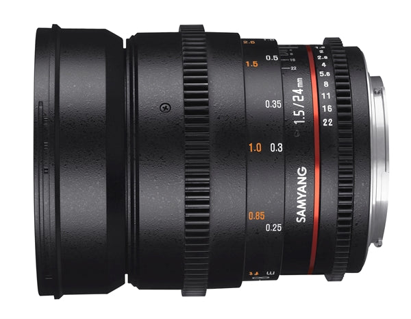 Samyang 24mm T1.5 VDSLR ED AS IF UMC II Various Brands