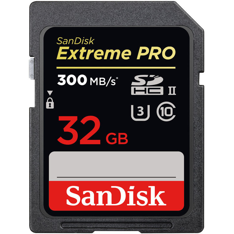 SanDisk SDHC Extreme Pro 32GB 300MB/s Memory Card