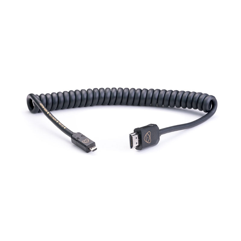 Atomos AtomFLEX Coiled Micro-HDMI to HDMI Cable - ATOM4K60C2