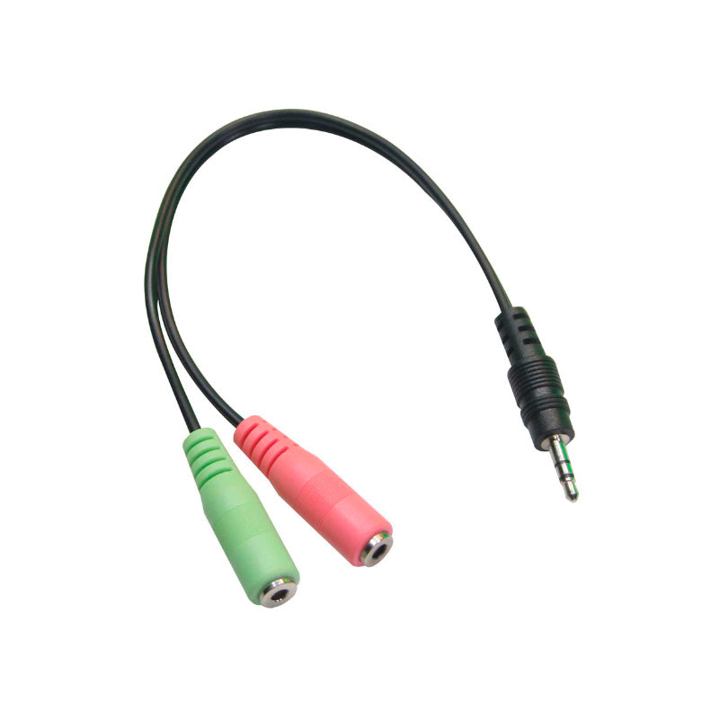 Datavideo CB-17 17cm 3.5mm to Dual Earphone Cable