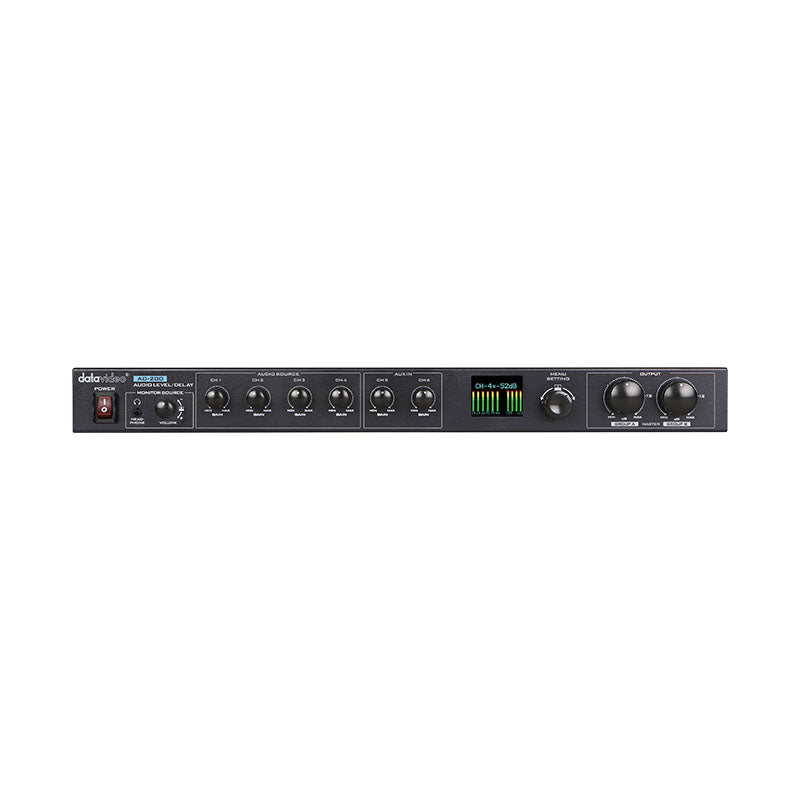 Datavideo AD-200 6-Channel Audio Delay/Mixer with Level Adjustment
