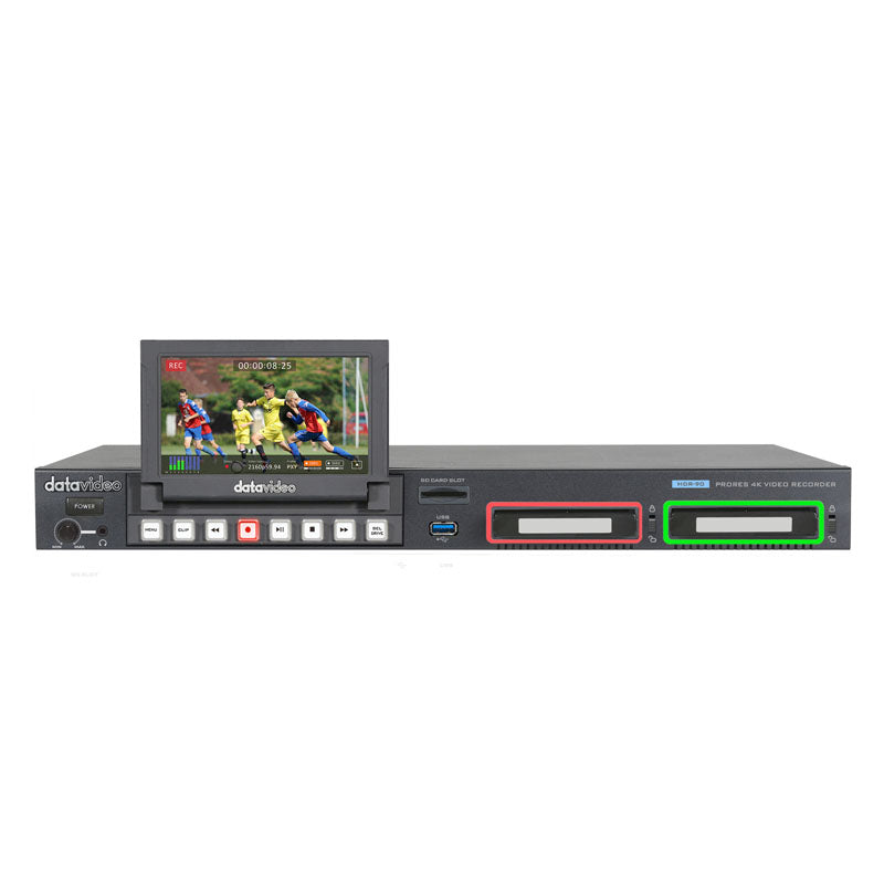 Datavideo HDR-90 ProRes 4K Video Recorder-1U Rackmountable