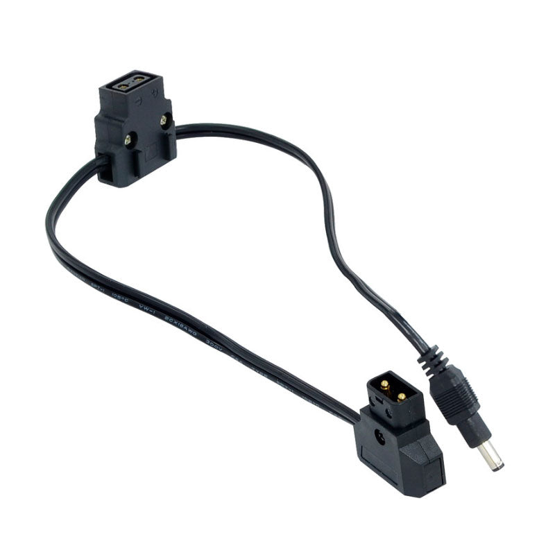 FXLion cable D-tap to power plug w/ D-tap (Ф2.1mm+/5.5mm-)